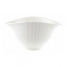 Dune Lines is among the exceptional new dinnerware designs presented by Villeroy & Boch that takes shape to a new dimension. Not quite oval, the subtle contours of the sensuous, organic form were inspired by nature's own creation of sand dunes and those voluptuous mounds that arise in the desert. Adding definition and visual interest to the individual pieces is relief detailing of wavy striping. Dune Lines is among the exceptional new dinnerware designs presented by Villeroy & Boch that takes shape to a new dimension. Not quite oval, the subtle contours of the sensuous, organic form were inspired by nature's own creation of sand dunes and those voluptuous mounds that arise in the desert. Adding definition and visual interest to the individual pieces is relief detailing of wavy striping.