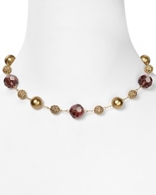 Rich, autumnal hues add brilliance to your fall look with this sparkling illusion necklace from Carolee Color Theory. Rich, autumnal hues add brilliance to your fall look with this sparkling illusion necklace from Carolee Color Theory.