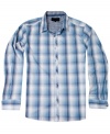 Rev up your weekend wardrobe with this plaid shirt from No Retreat.