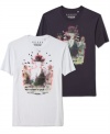 Let your style lead with one of these Beat Conductor t-shirts from Guess.