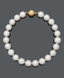 Channel a look of elegance and refinement with a traditional piece to last a lifetime. Bracelet features AAA Akoya cultured freshwater pearls (8-8-1/2 mm) with a 14k gold clasp. Approximate length: 8 inches. Channel a look of elegance and refinement with a traditional piece to last a lifetime. Bracelet features AAA Akoya cultured freshwater pearls (8-8-1/2 mm) with a 14k gold clasp. Approximate length: 8 inches.