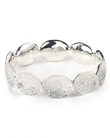 Stacks of bracelets are a style-setter staple, and Melinda Maria's silvery style is an understated way to work the trend. Wear it layered for an instant uptick in cool. Stacks of bracelets are a style-setter staple, and Melinda Maria's silvery style is an understated way to work the trend. Wear it layered for an instant uptick in cool.