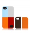Pick your palette. Case-Mate's cool customized Quartet case let's you mix and match the interchangeable pieces to snap together your own colorful combo design for your iPhone 4.