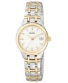 A simply perfect golden timepiece from Citizen, with built-in Eco-Drive solar power.