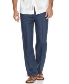 Kick back. Keep yourself looking dapper even on those relaxed days with these plaid drawstring pants from Cubavera. Kick back. Keep yourself looking dapper even on those relaxed days with these plaid drawstring pants from Cubavera.