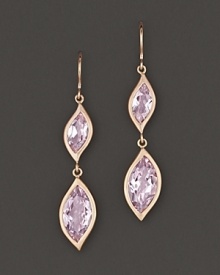 Pavé diamonds frame faceted rose of France gems, set in 18K gold leaves. By Carelle. Pavé diamonds frame faceted rose of France gems, set in 18K gold leaves. By Carelle.
