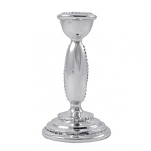 Shaped by hand of durable recycled aluminum, these striking candlesticks from Mariposa are detailed with a softly textured finish and beaded edges for a look that's at once organic and refined. Shaped by hand of durable recycled aluminum, these striking candlesticks from Mariposa are detailed with a softly textured finish and beaded edges for a look that's at once organic and refined.