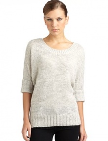 THE LOOKSpace dyed designWide neckline with ribbed frontThree-quarter length dolman sleeves with ribbed cuffsRibbed hemTHE FITAbout 28 from shoulder to hemTHE MATERIALAcrylic/alpaca/nylonCARE & ORIGINMachine washImportedModel shown is 5'9½ (176cm) wearing US size Small.This item was originally available for purchase at Saks Fifth Avenue OFF 5TH stores. THE LOOKSpace dyed designWide neckline with ribbed frontThree-quarter length dolman sleeves with ribbed cuffsRibbed hemTHE FITAbout 28 from shoulder to hemTHE MATERIALAcrylic/alpaca/nylonCARE & ORIGINMachine washImportedModel shown is 5'9½ (176cm) wearing US size Small.This item was originally available for purchase at Saks Fifth Avenue OFF 5TH stores.