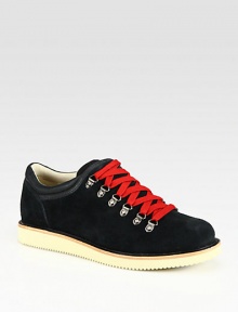 The perfect blend of rugged durability and undeniable style, carefully constructed in superior suede with contrasting laces and rubber sole.Suede upperLeather liningPadded insoleRubber soleImported The perfect blend of rugged durability and undeniable style, carefully constructed in superior suede with contrasting laces and rubber sole.Suede upperLeather liningPadded insoleRubber soleImported