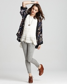 Free People Top - Boca Floral Print Kimono Free People Top - Boca Floral Print Kimono