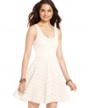 Floral lace adds femme and flirty style to American Rag's version of this season's cutest must-have: the skater dress!