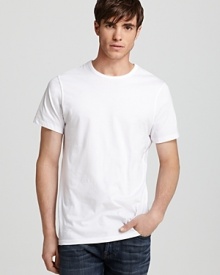 You can never have enough essentials. Stock up with a trio of these tagless, slim-fitting crewnecks, rendered in breathable cotton for softness. You can never have enough essentials. Stock up with a trio of these tagless, slim-fitting crewnecks, rendered in breathable cotton for softness.