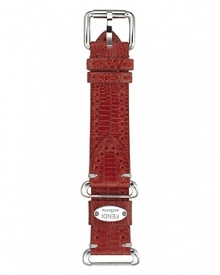 Fendi Selleria Red Teju Leather Watch Strap Fendi Selleria Red Teju Leather Watch Strap