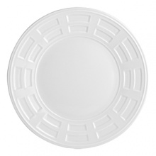 Architectural, white Limoges china with subtle relief patterns. Inspired by the coffered ceilings of Renaissance castles, its geometric motif emphasizes the sense of depth and quality of the material. Architectural, white Limoges china with subtle relief patterns. Inspired by the coffered ceilings of Renaissance castles, its geometric motif emphasizes the sense of depth and quality of the material.