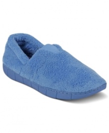 Treat your feet to something cozy. These Fleece espadrille slippers by Muk Luks® are sure to become your go-to after a long day on your feet. Treat your feet to something cozy. These Fleece espadrille slippers by Muk Luks® are sure to become your go-to after a long day on your feet.