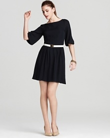 Alice + Olivia Dress - Smocked Belted Bethany Alice + Olivia Dress - Smocked Belted Bethany