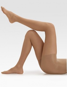 10 denier sheer matte hose with control top for beautiful shape and support. Cotton gusset Reinforced toe Polyamide/elastene/cotton; hand wash Imported 10 denier sheer matte hose with control top for beautiful shape and support. Cotton gusset Reinforced toe Polyamide/elastene/cotton; hand wash Imported