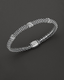 Diamonds set in sterling silver. From the Lagos X Collection. Diamonds set in sterling silver. From the Lagos X Collection.