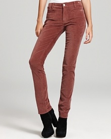 Take a trend-perfect step into fall in these MiH skinny pants, articulated in sumptuous velvet for a luxe finish. Take a trend-perfect step into fall in these MiH skinny pants, articulated in sumptuous velvet for a luxe finish.
