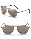 Tom Ford's pilot frame aviators with double bridge design look great on him or her.