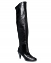 Chinese Laundry's Kingdom Boots reign supreme with their sexy, super high cut over-the-knee profile and wearable, versatile heel.