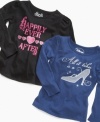 Let everyone know what her wishes are with one of these whimsical graphic shirts from Disney.