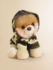 Not only does Itty Bitty Boo fit in the palm of your hand, but he's ready for action in a camouflage hoodie just like the one he wears in the book!4 tallPolyesterSurface washRecommended for ages 1 and upImported Please note: Book sold separately. Not only does Itty Bitty Boo fit in the palm of your hand, but he's ready for action in a camouflage hoodie just like the one he wears in the book!4 tallPolyesterSurface washRecommended for ages 1 and upImported Please note: Book sold separately.
