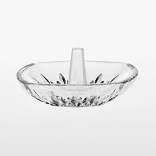 Designed by Vera Wang, this full lead crystal ring holder is a shimmering display and store all of your beautiful bands. Designed by Vera Wang, this full lead crystal ring holder is a shimmering display and store all of your beautiful bands.