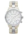 A chronograph Showstopper watch from Michael Kors with soothing, subtle tones.