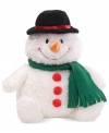 Every moment is filled with the fun and excitement of a snow day with Blizzy. Gund's frosty white snowman wears a scarf, hat and warm smile.