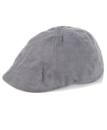 This classic driving cap from American Rag ups the ante on your street style in an instant. This classic driving cap from American Rag ups the ante on your street style in an instant.