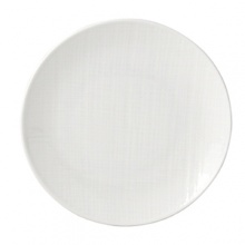 An ideal service for contemporary interiors, the simplicity of the finish resembles the weave of a natural fabric. The basis for Everyday Elegance, this versatile porcelain service offers the ability to go from day to evening with the substitution of a mug to tea cup/saucer and coupe soup to rim soup. An ideal service for contemporary interiors, the simplicity of the finish resembles the weave of a natural fabric. The basis for Everyday Elegance, this versatile porcelain service offers the ability to go from day to evening with the substitution of a mug to tea cup/saucer and coupe soup to rim soup.