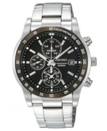 For the determined man, this classic chronograph timepiece watch works with extreme precision. For the determined man, this classic chronograph timepiece watch works with extreme precision.