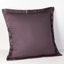 Soft and seductive ottoman striped sham trimmed with a 1.25 silk flange. Soft and seductive ottoman striped sham trimmed with a 1.25 silk flange.