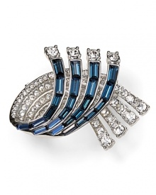 A classic accent, designed to celebrate 40-years of glamour, this Carolee pin is a luxe touch for your lapel. A classic accent, designed to celebrate 40-years of glamour, this Carolee pin is a luxe touch for your lapel.