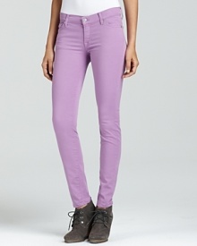 Super-supple, ultra-skinny and electrically hued, these 7 For All Mankind twill jeans master our favorite denim trends with panache. Super-supple, ultra-skinny and electrically hued, these 7 For All Mankind twill jeans master our favorite denim trends with panache.