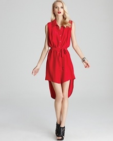Abs By Allen Schwartz Dress - Open Back Shirt Dress Abs By Allen Schwartz Dress - Open Back Shirt Dress