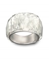 You're sure to make a stylish statement with Swarovski's simple yet substantial crystal cocktail ring. Crafted in silver tone mixed metal, it's available in a classic clear crystal version, in addition to a choice of rose or teal. Size 8.