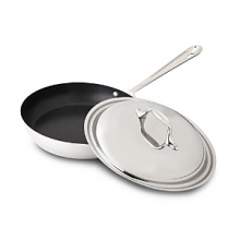 Ideal for foods that need flipping, this superlative nonstick French skillet allows you to deftly scrambling eggs and bacon or prepare a quick chicken sauté. Nonstick pans are safe in the oven to 500F degrees but should not be placed under a broiler. Ideal for foods that need flipping, this superlative nonstick French skillet allows you to deftly scrambling eggs and bacon or prepare a quick chicken sauté. Nonstick pans are safe in the oven to 500F degrees but should not be placed under a broiler.