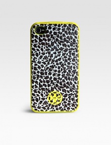 A chic animal printed style accented with neon trim wraps around your iPhone® for a stylish cover.Plastic2¼W X 4½H X ½DImportedPlease note: iPhone® not included. A chic animal printed style accented with neon trim wraps around your iPhone® for a stylish cover.Plastic2¼W X 4½H X ½DImportedPlease note: iPhone® not included.
