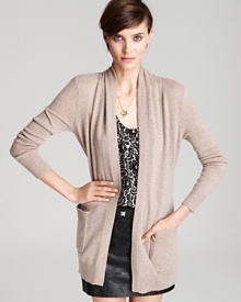Worn with or without its detachable belt, this Aqua Cashmere cardigan is oh-so chic and sumptuously soft for the transitional season. Wear it over everything from a tee and shorts to an LBD-it's the layer of the moment. Worn with or without its detachable belt, this Aqua Cashmere cardigan is oh-so chic and sumptuously soft for the transitional season. Wear it over everything from a tee and shorts to an LBD-it's the layer of the moment.