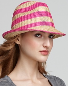 Aqua Striped Fedora Aqua Striped Fedora