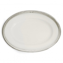Arte Italicas best selling Tuscan Collection, the original pewter and ceramic dinnerware, combines white ceramic with our signature pewter trim. Hand-crafted in Italy of the highest quality materials, this classic collection translates seamlessly from traditional to contemporary, from casual to formal. Due to its popularity, the Tuscan line has grown to include more than 75 dinnerware items, serving pieces and accessories that can be mixed and matched with many of our product lines. Dishwasher safe on the low-heat setting. Please use non-abrasive detergents. Arte Italicas best selling Tuscan Collection, the original pewter and ceramic dinnerware, combines white ceramic with our signature pewter trim. Hand-crafted in Italy of the highest quality materials, this classic collection translates seamlessly from traditional to contemporary, from casual to formal. Due to its popularity, the Tuscan line has grown to include more than 75 dinnerware items, serving pieces and accessories that can be mixed and matched with many of our product lines. Dishwasher safe on the low-heat setting. Please use non-abrasive detergents.
