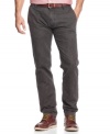 Great slim fit trouser jean by BOSS Orange to wear to work on casual Fridays or for play.