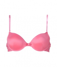 Turn up the heat in this super sexy push-up bra from D&G Dolce & Gabbana - Adjustable straps with logo detail, padded cups, scalloped trim, front bow detail - Pair with matching panties or chemise for a sexy lounge look Turn up the heat in this super sexy push-up bra from D&G Dolce & Gabbana - Adjustable straps with logo detail, padded cups, scalloped trim, front bow detail - Pair with matching panties or chemise for a sexy lounge look