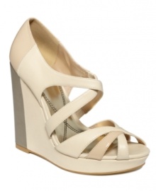 Fabulous is easy with the right pair of shoes. Turn up the charm with the Juno wedges by Baby Phat, featuring sexy straps and a metallic heel. Fabulous is easy with the right pair of shoes. Turn up the charm with the Juno wedges by Baby Phat, featuring sexy straps and a metallic heel.