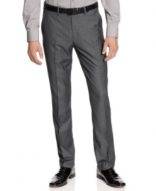 Work your cool style in the workplace with these sleek American Rag pants. Work your cool style in the workplace with these sleek American Rag pants.