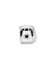 The vintage-style telephone rendered in sterling silver proves a cute conversation piece. Donatella is a playful collection of charm bracelets and necklaces that can be personalized to suit your style! Available exclusively at Macy's. The vintage-style telephone rendered in sterling silver proves a cute conversation piece. Donatella is a playful collection of charm bracelets and necklaces that can be personalized to suit your style! Available exclusively at Macy's.