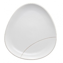Simple, organic shapes are the foundation of this dinnerware and serveware collection. Stoneware. Available in Chalk and Pewter colors. Simple, organic shapes are the foundation of this dinnerware and serveware collection. Stoneware. Available in Chalk and Pewter colors.