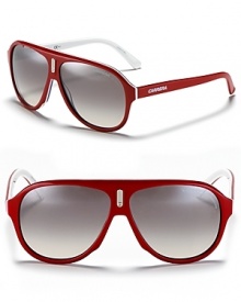 Cross the fashion finish line in these gorgeously graphic shades from Carrera. Cross the fashion finish line in these gorgeously graphic shades from Carrera.